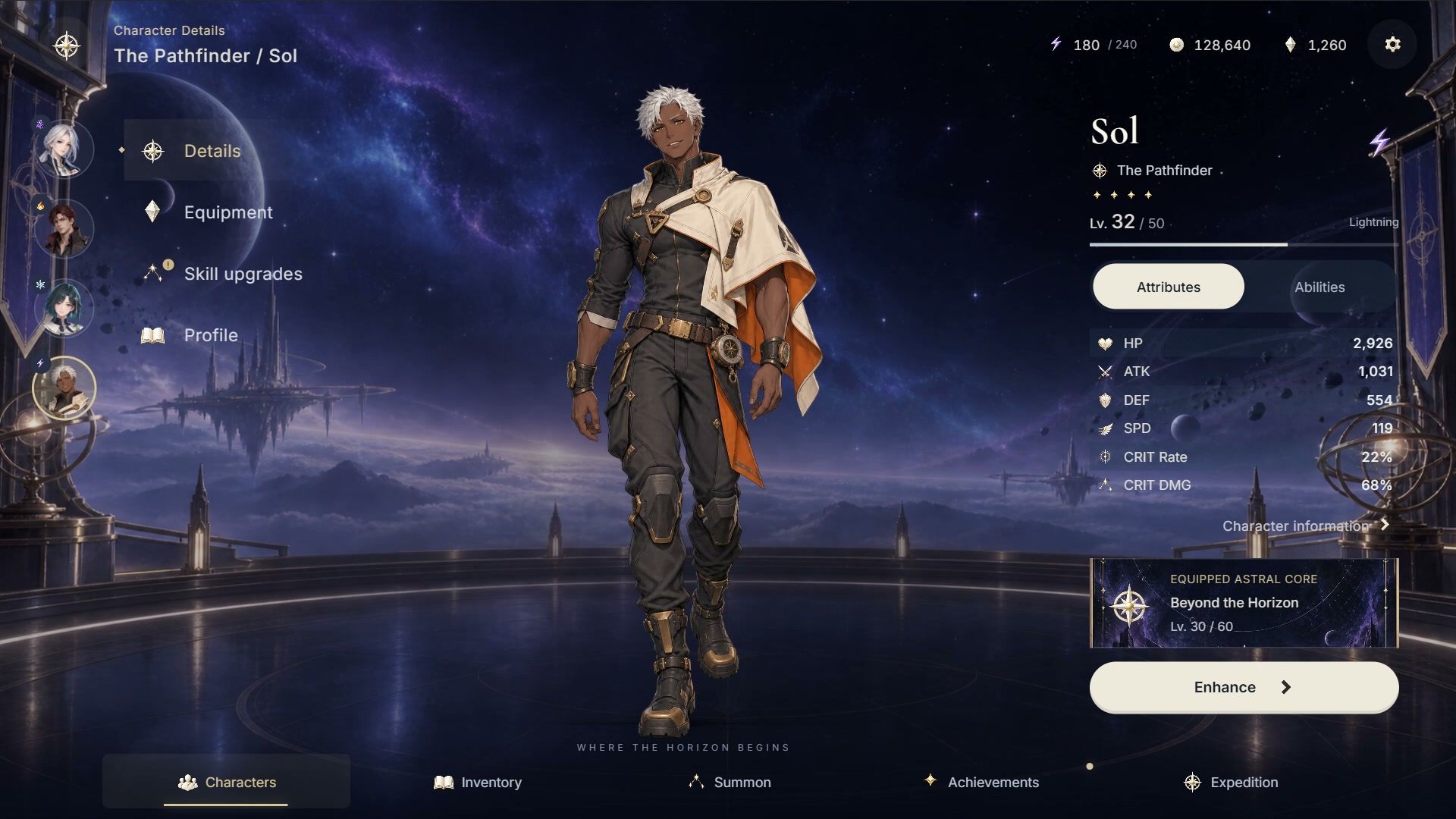 Turn-Based JRPG UI Template for ReLayer — Sol · Character
