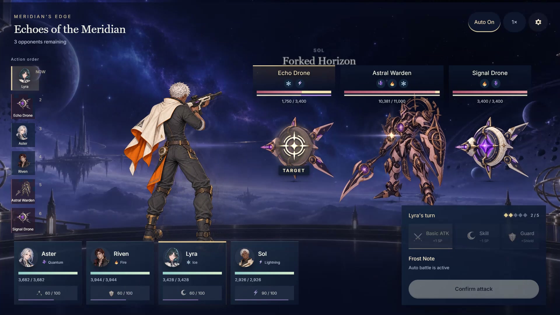 Turn-Based JRPG UI Template for ReLayer — Sol · Shot
