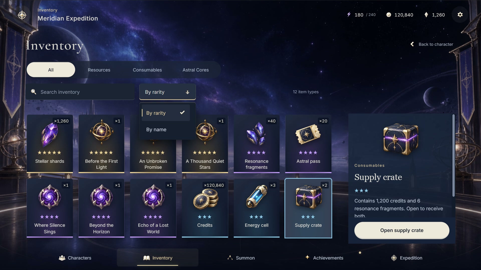 Turn-Based JRPG UI Template for ReLayer — Inventory sorting