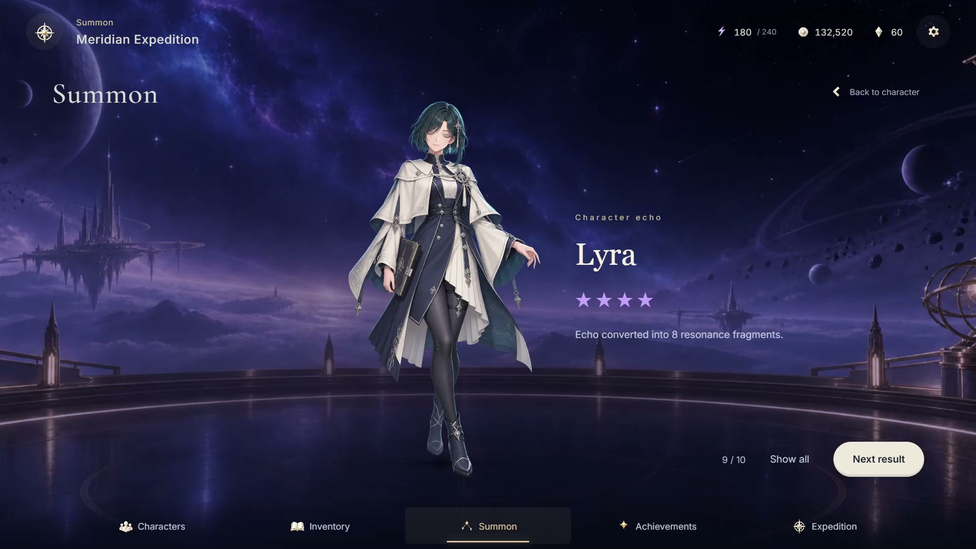 Turn-Based JRPG UI Template for ReLayer — Summon · Lyra