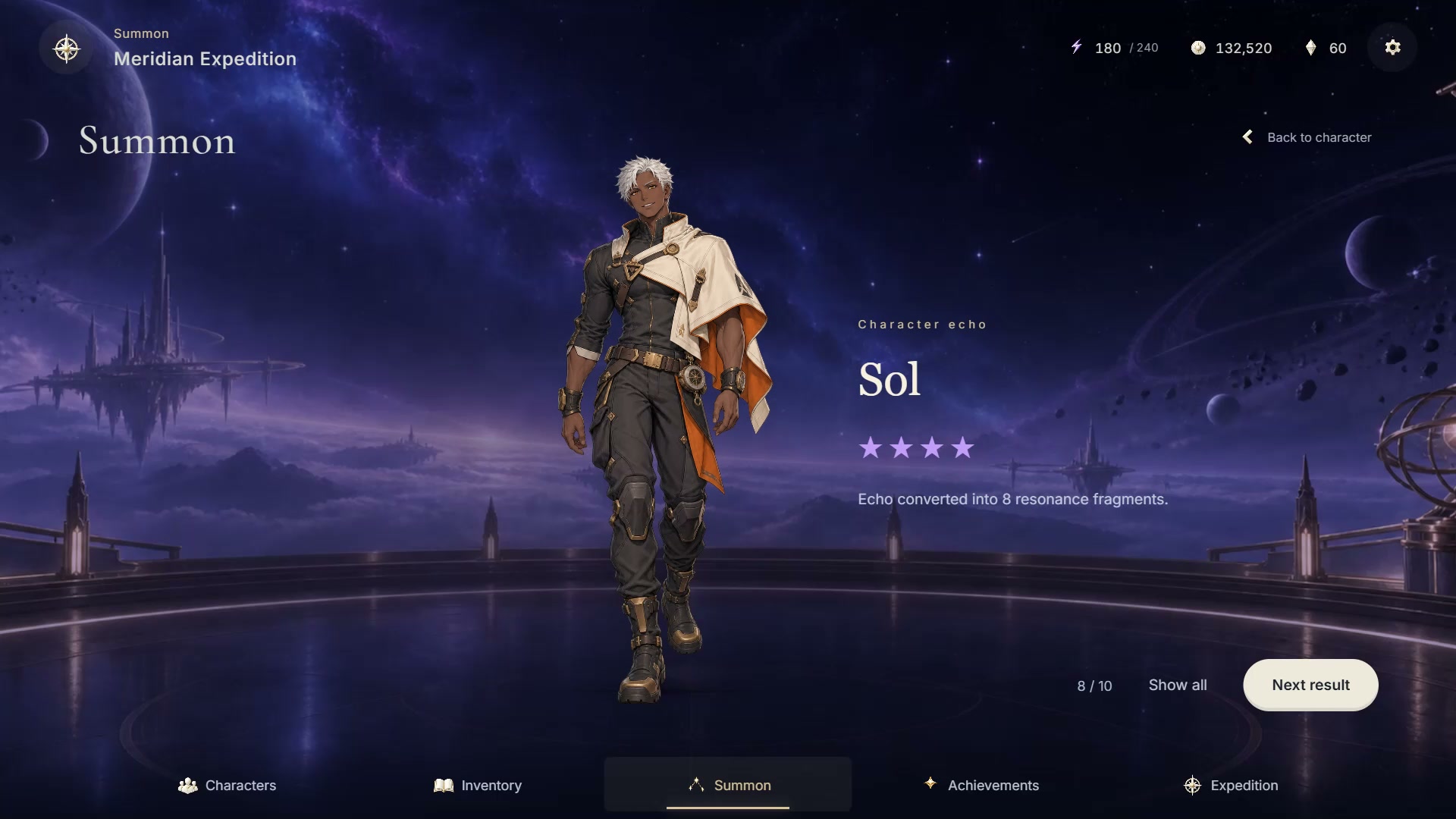 Turn-Based JRPG UI Template for ReLayer — Summon · Sol